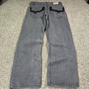 Baggy Y2K Red Ape Stonewashed Jeans 34/31 Hiphop Grunge Style Essentials